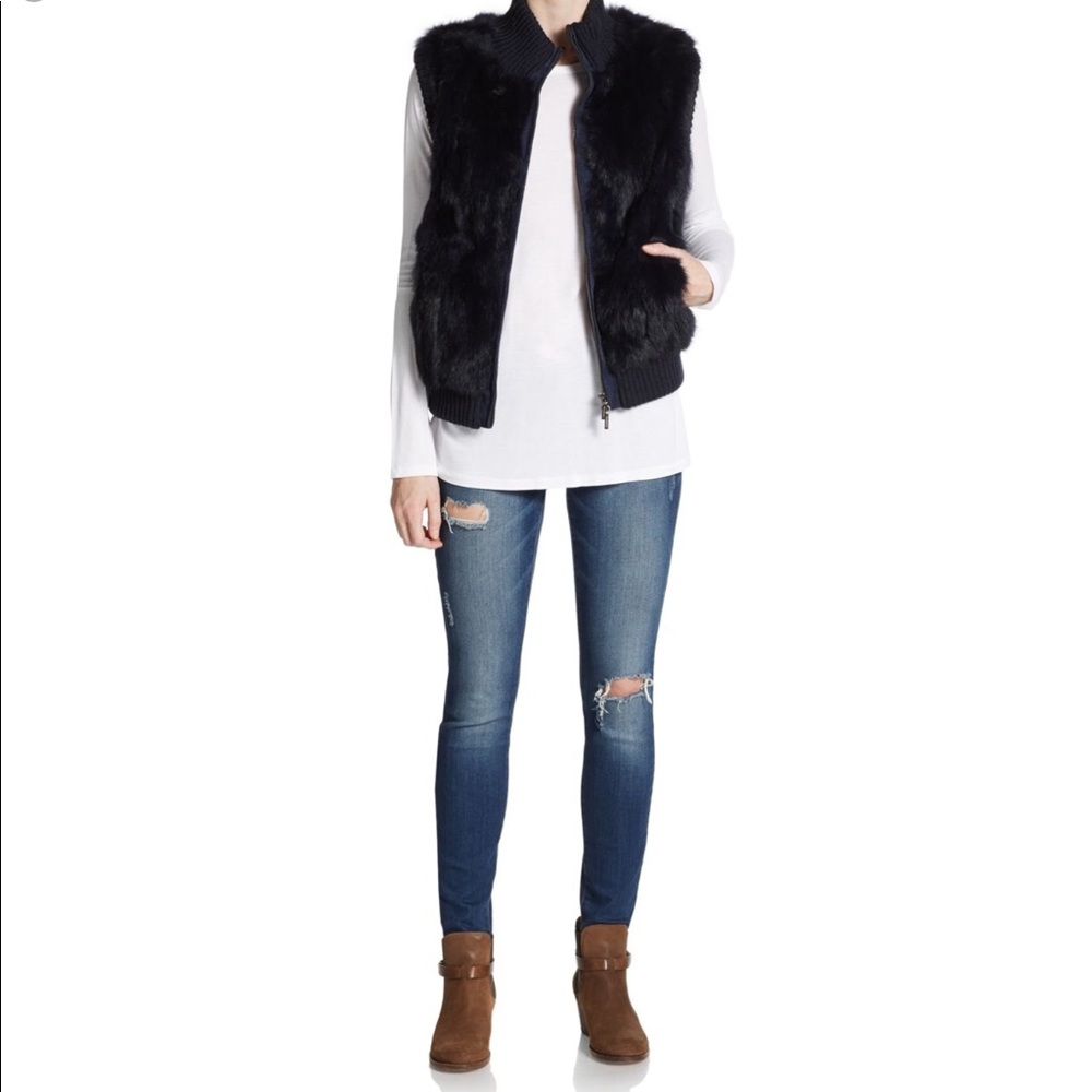 PoloGeorgis Rabbit Fur vest